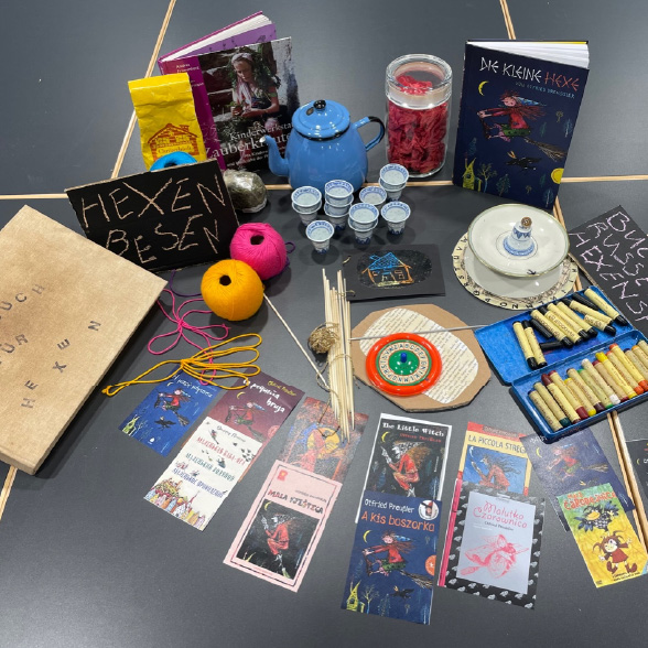 KinderLiteraturStadt - Literatur-Veranstaltungen für Kinder in der Bibliothek - kleine Hexe 